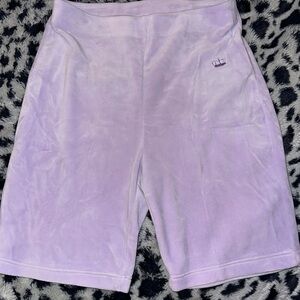 Juicy Couture Light Purple Bike Shorts